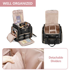 Side slots in Prokva case holding brushes and pencils with wipe-clean lining