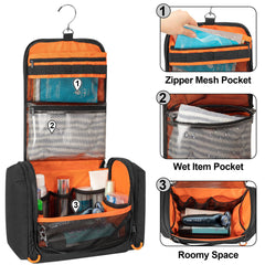 Prokva Detachable strap enables hanging towels or shower gear to save counter space