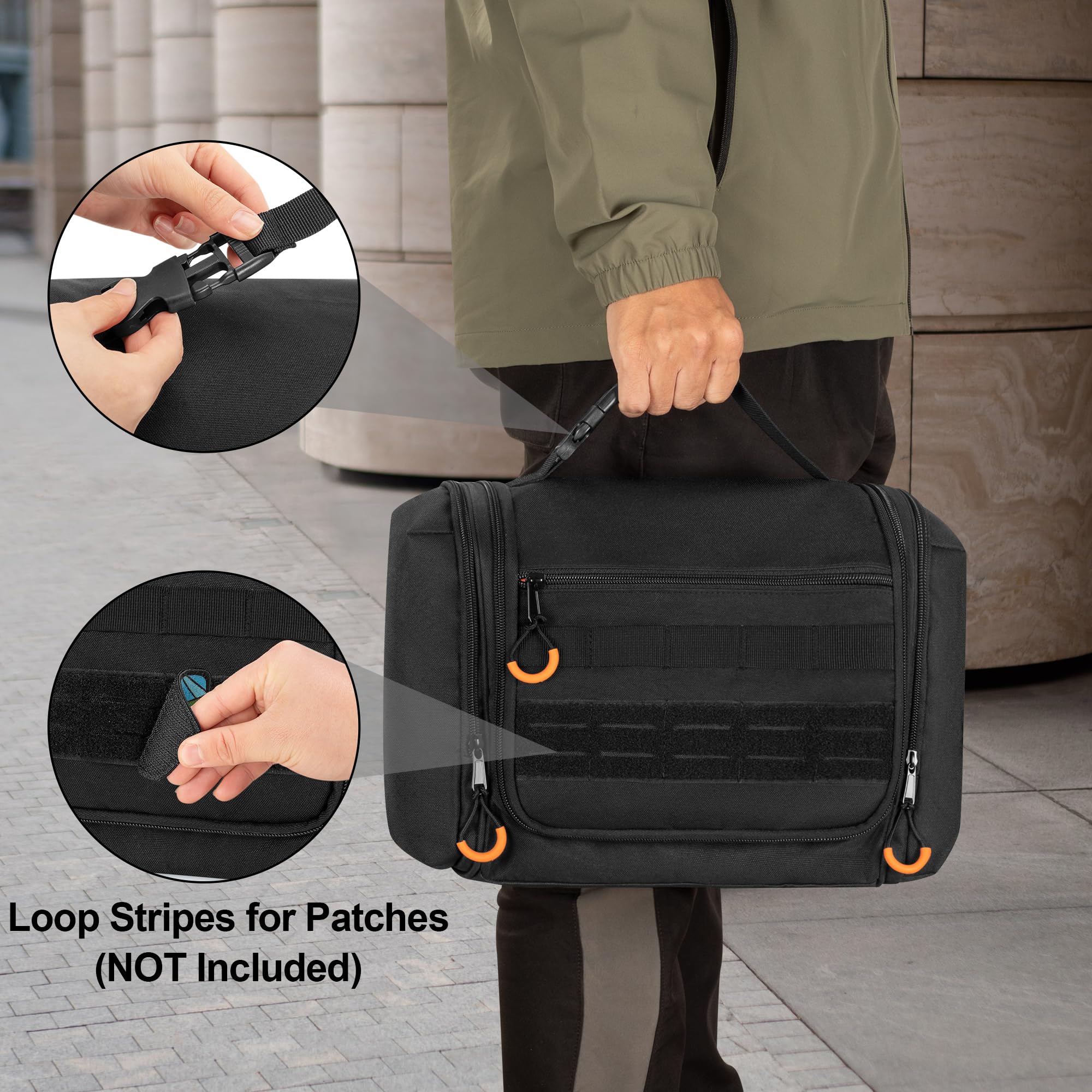 Prokva Bag dimensions 13.4x5.7x9.3 inches provide ample travel storage
