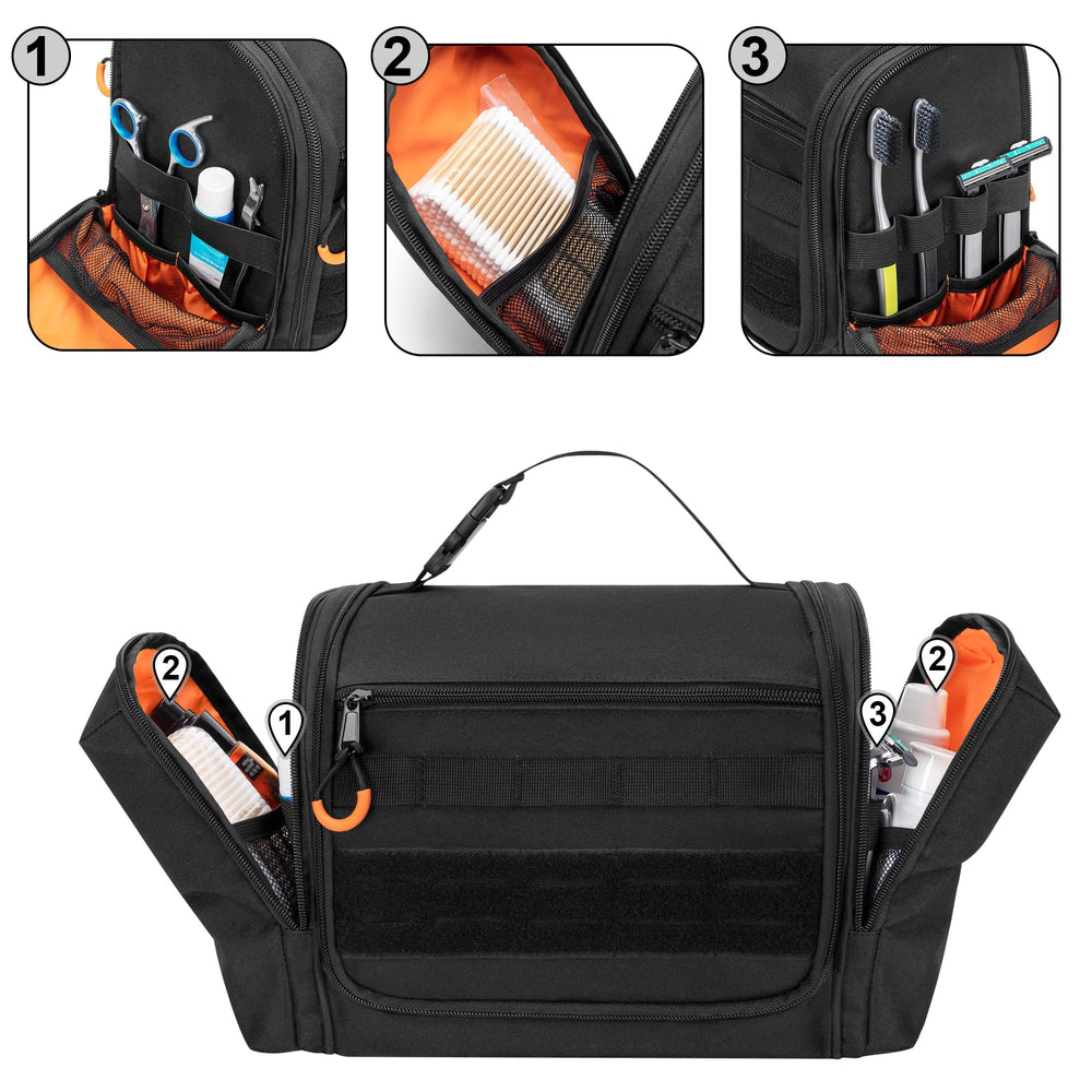 Prokva Front MOLLE webbing area for attaching tools or patches