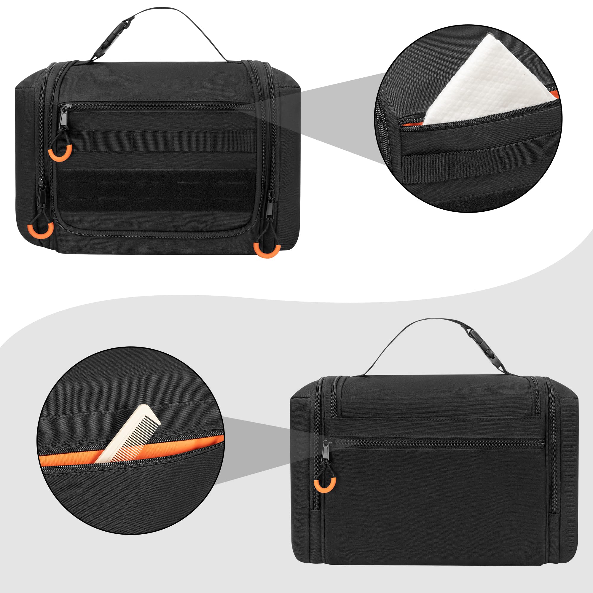 Prokva Orange zipper pulls highlight easy, fast opening on busy mornings
