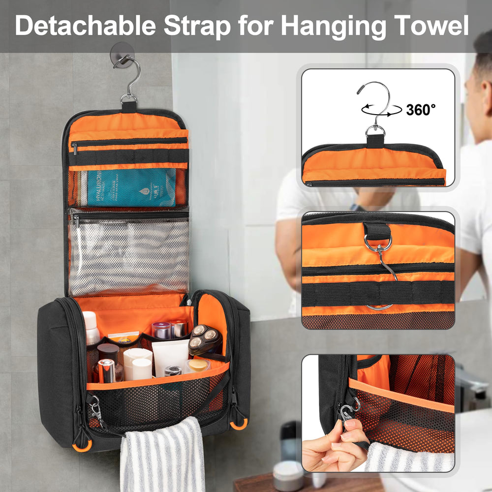 Prokva Swivel anti-slip hook lets you hang the bag anywhere securely