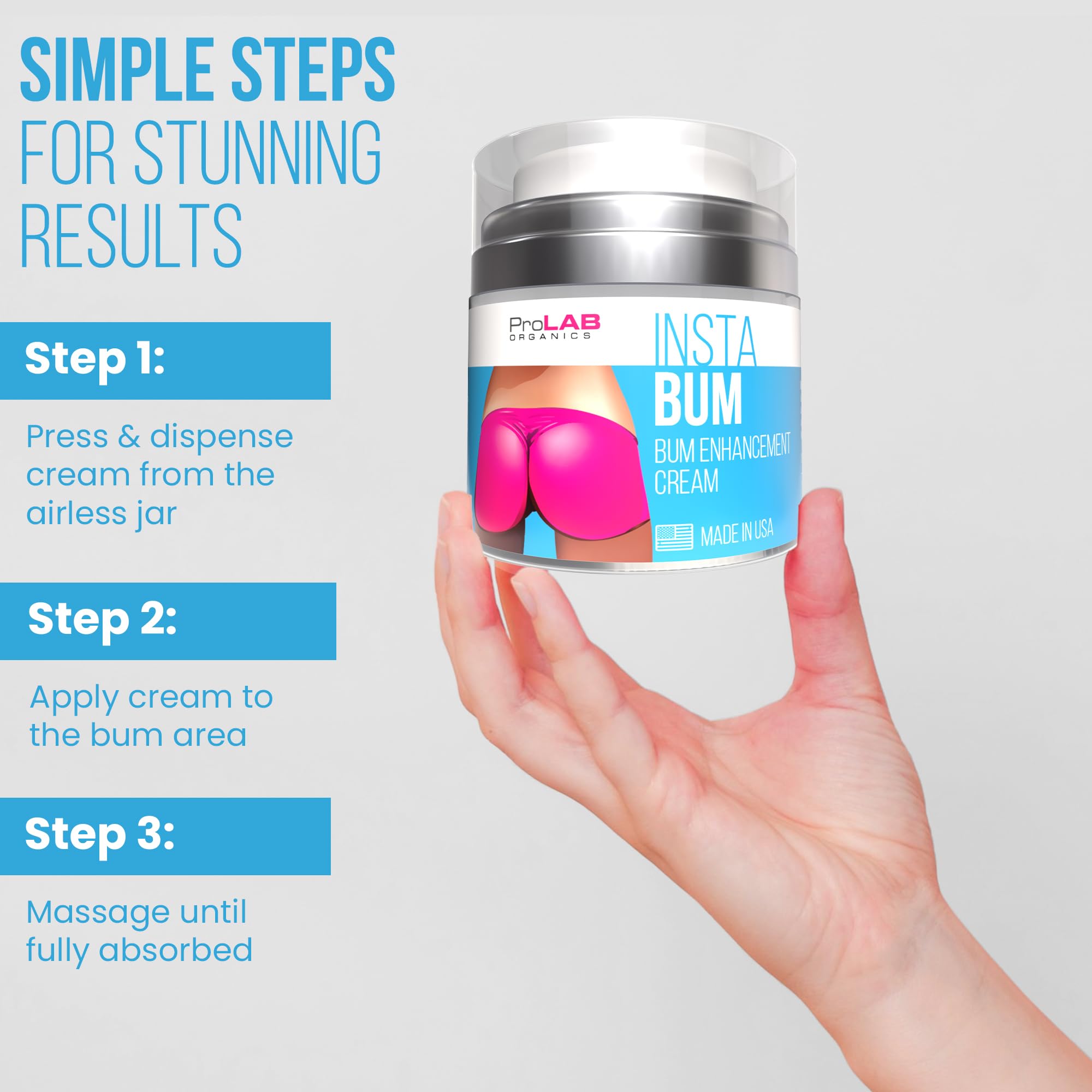 ProLab Organics InstaBum voluplus-ingredients spotlights growth-supporting botanicals