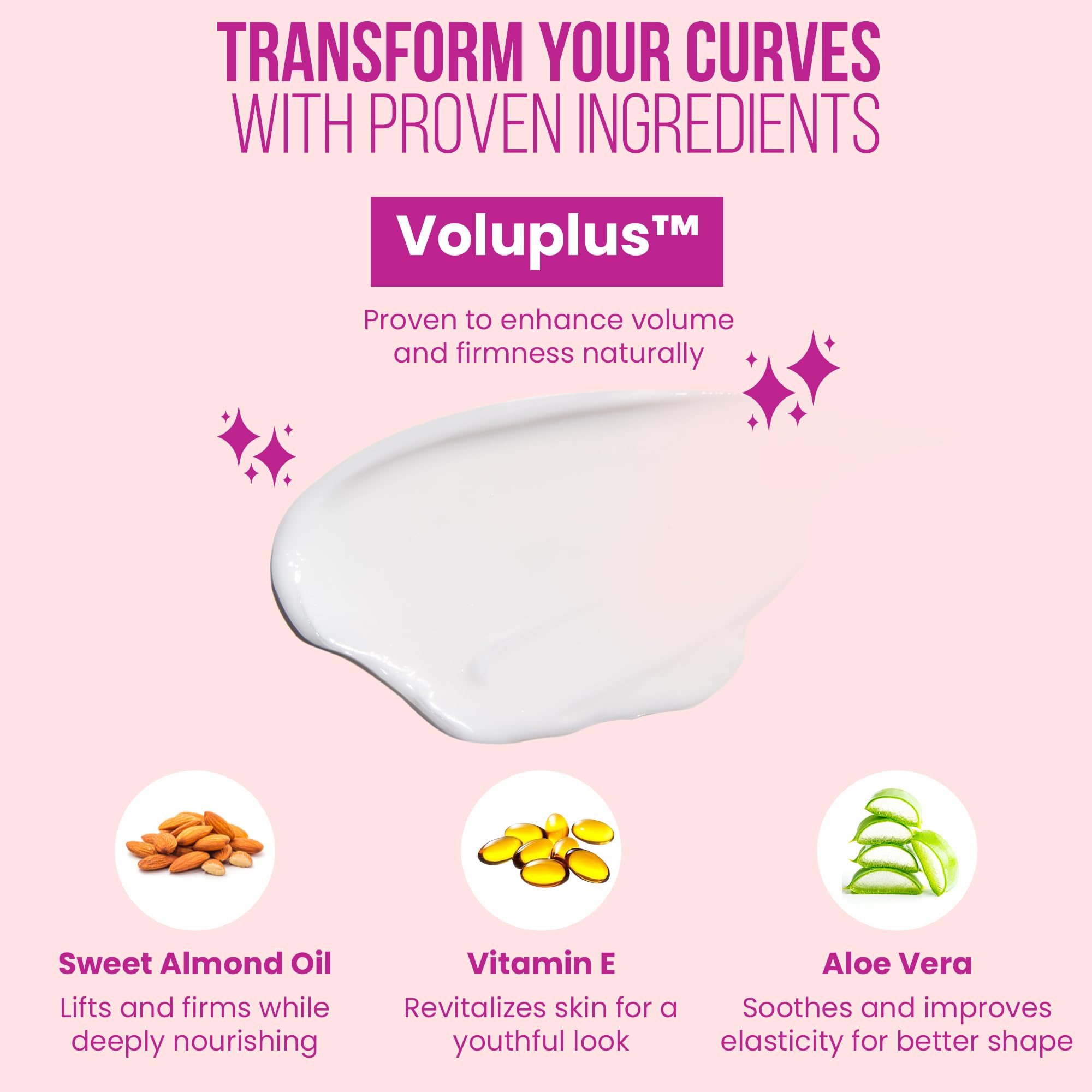 ProLab Organics InstaBust bust contour uplift shows lifted, rounder silhouette.
