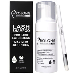 PROLONG LASH eyelash shampoo 100ml bottle for daily extension cleansing