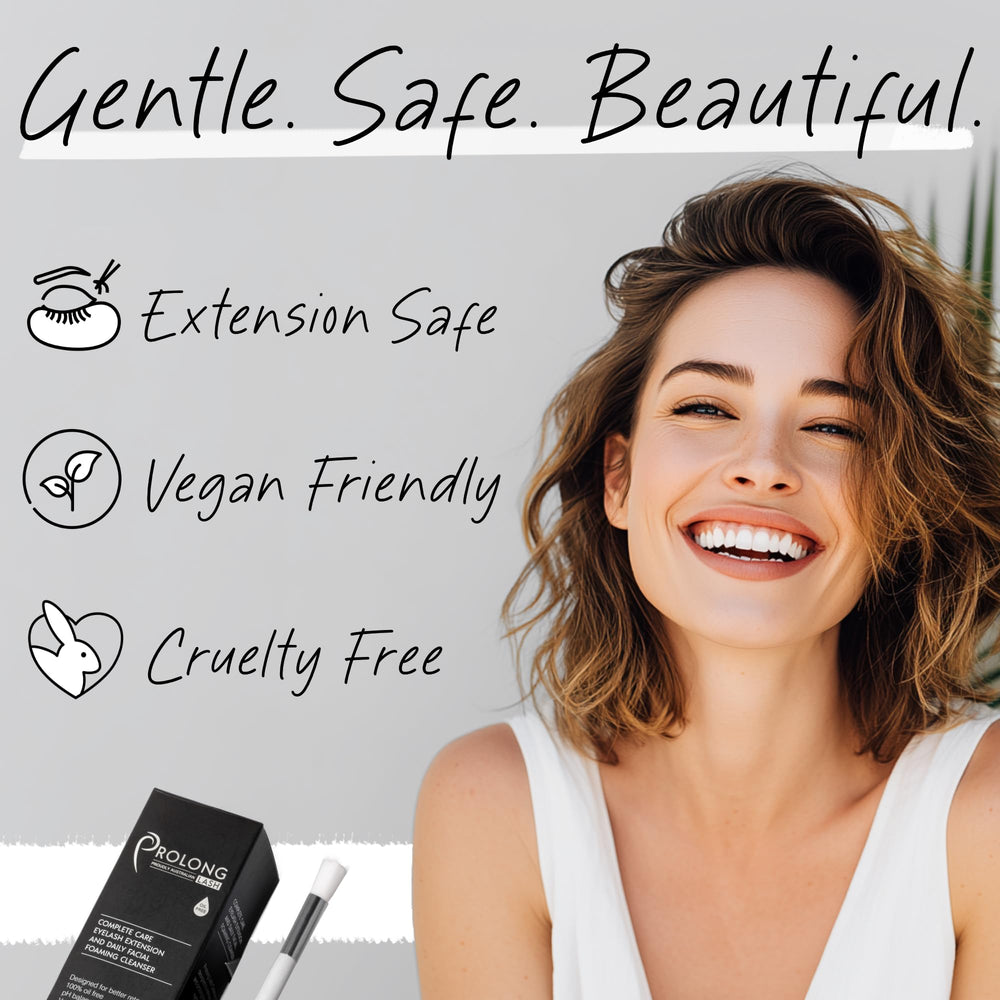 PROLONG LASH sulfate- and paraben-free formula for gentle care
