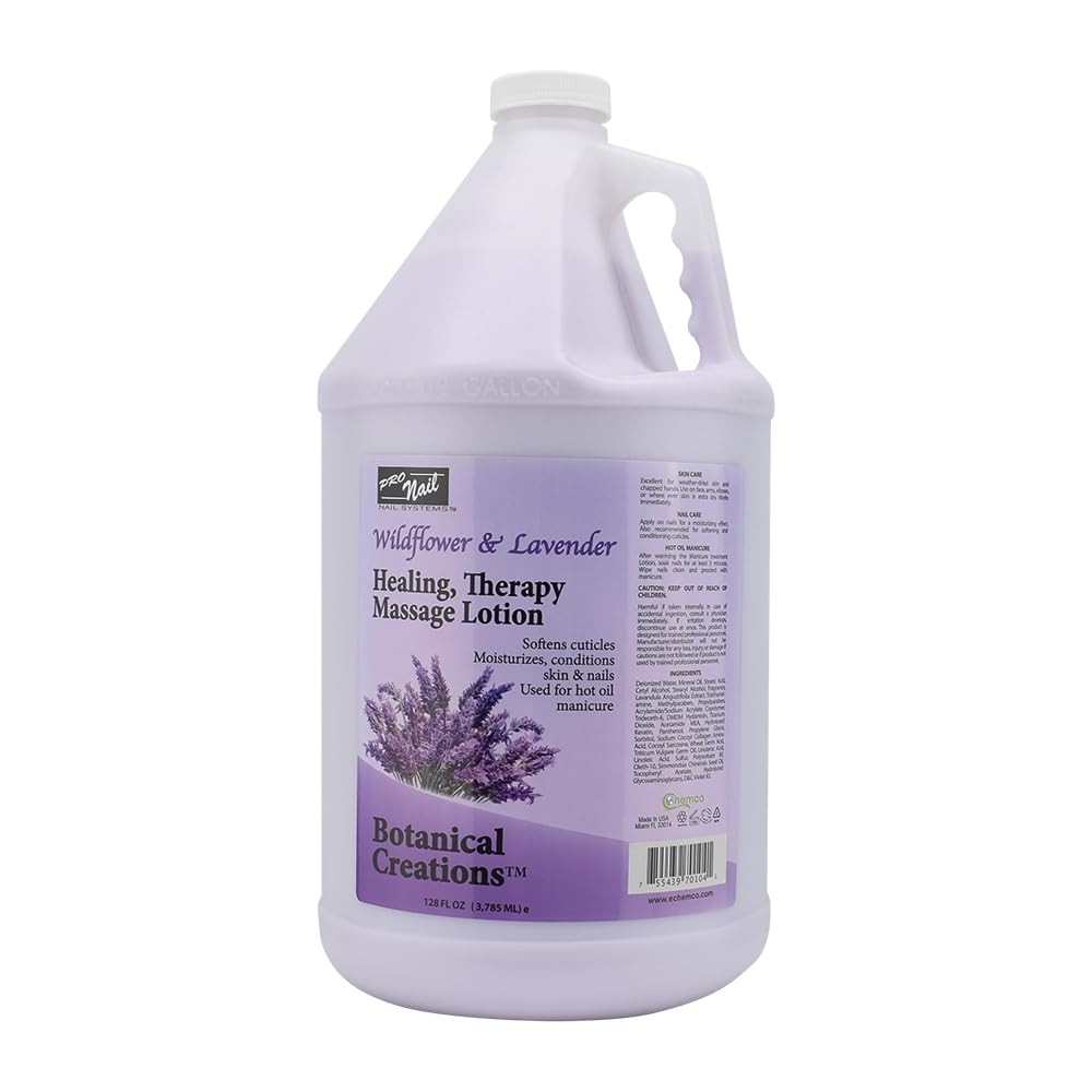 PRO NAIL Healing Therapy Lotion bottle for deep hydration and spa-quality pampering.