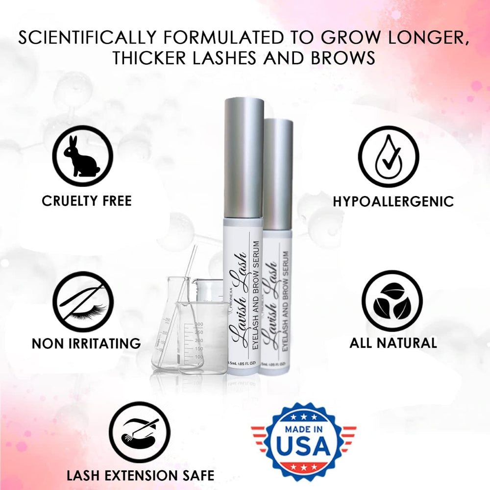 Pronexa Lavish Lash applicator brush demonstrates precise lash line application