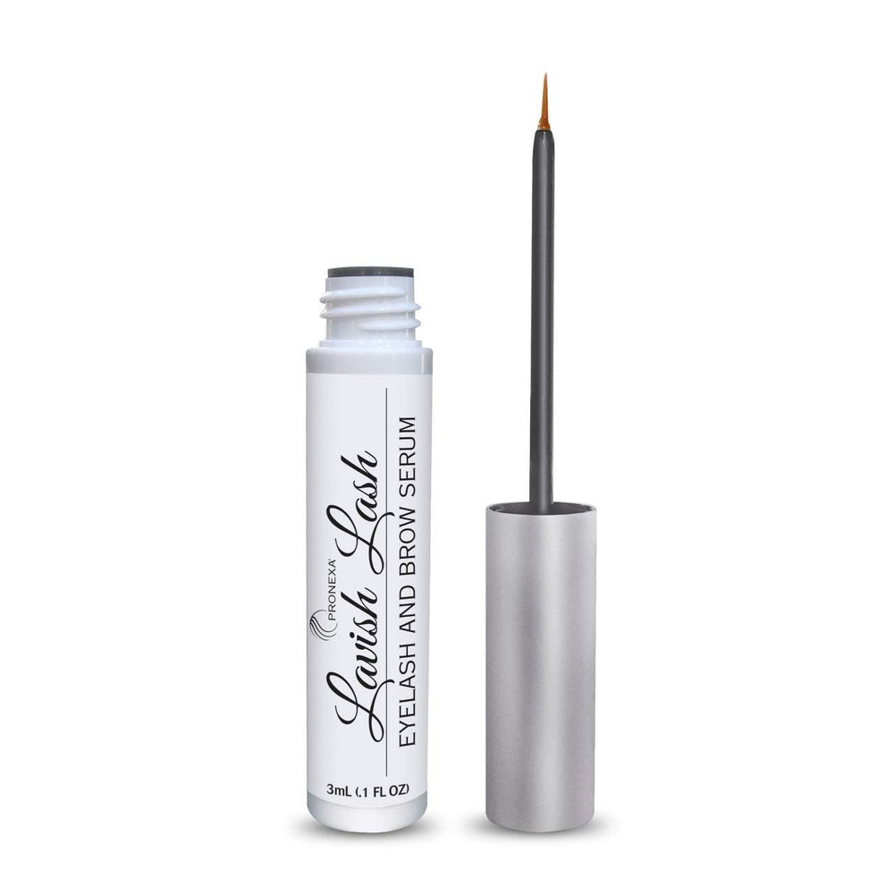 Pronexa Lavish Lash bottle closeup showing sleek packaging for eyelash enhancement