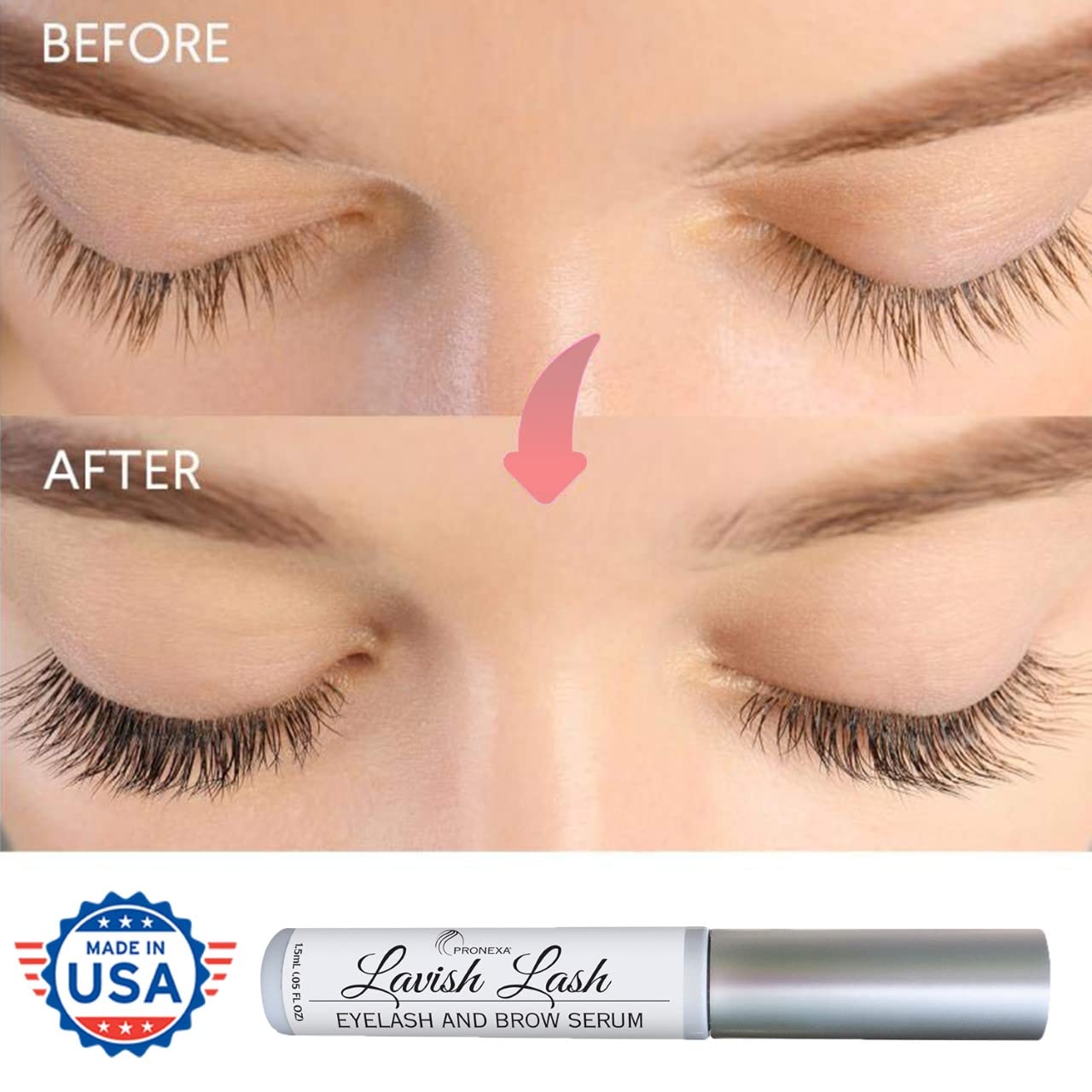 Pronexa Lavish Lash finished lash look suitable for daytime wear
