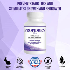 Pronexa Propidren bottle open with capsules for an easy daily regimen.
