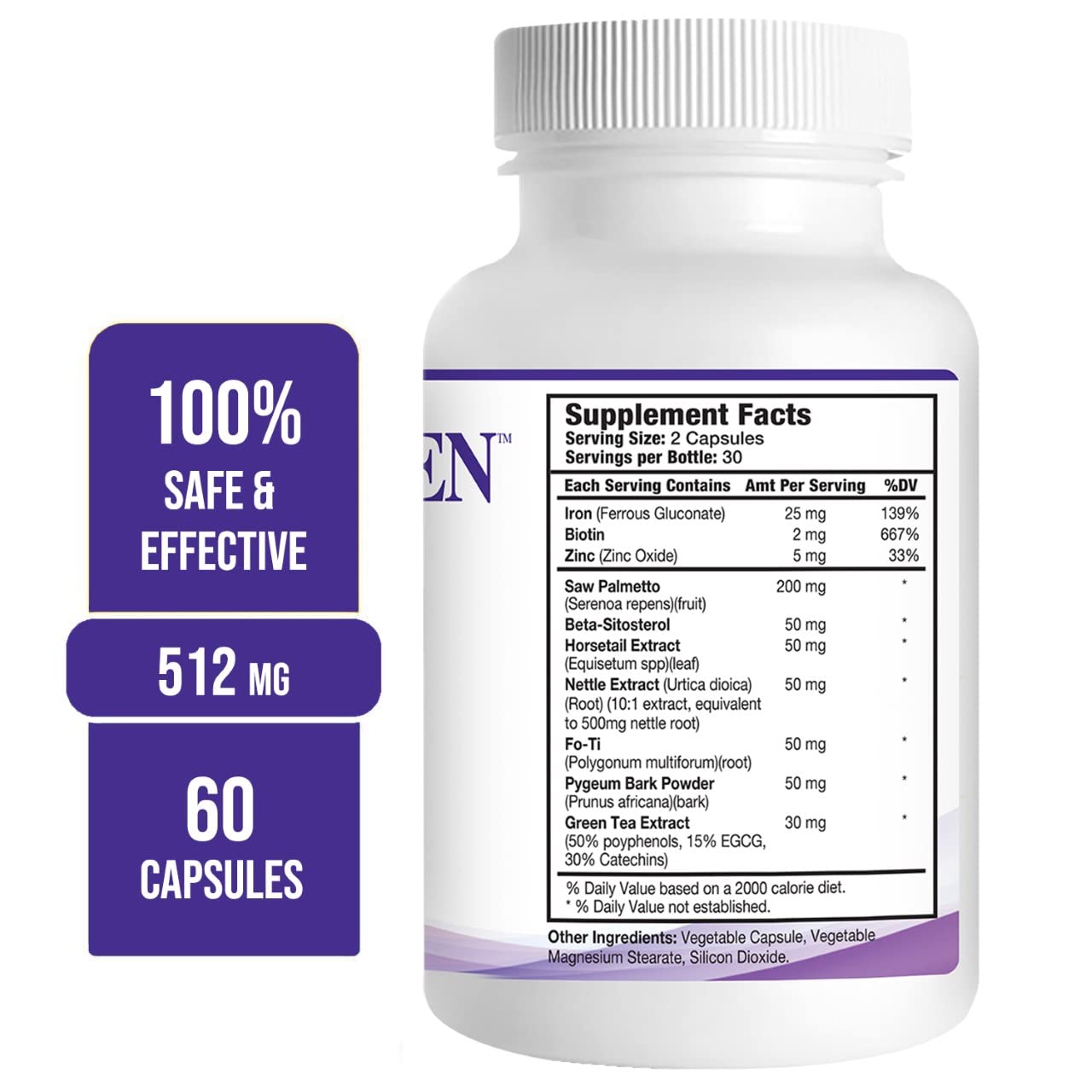Pronexa Propidren capsules close-up highlighting hair growth support.