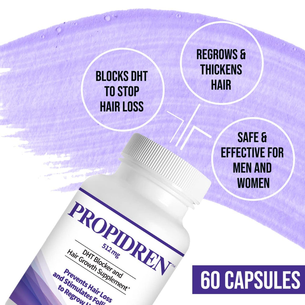 Pronexa Propidren ingredients list emphasizing natural hair vitality ingredients.