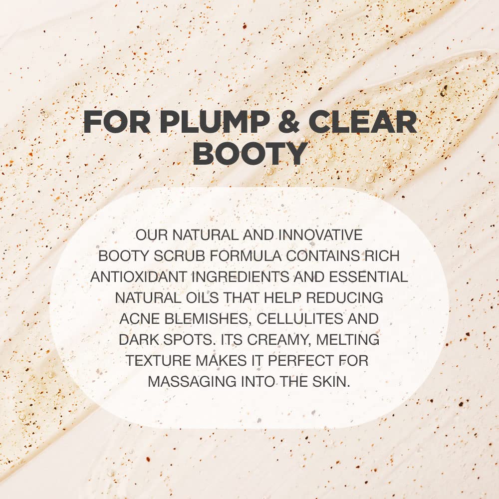 PROOT Butt Scrub Wash close up addressing bumpy skin texture