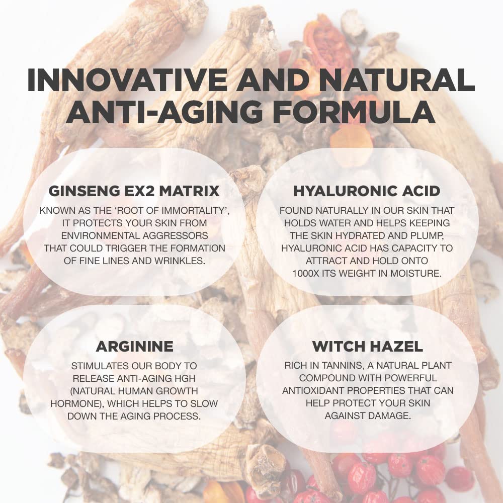 PROOT Ginseng Serum with dropper highlights visible glow during routine.