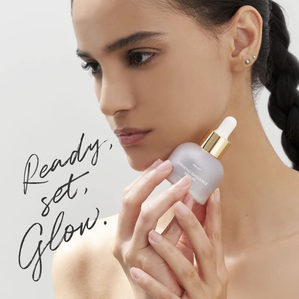PROOT Ginseng Serum showcases WGF Complex-3 for revived, nourished skin.