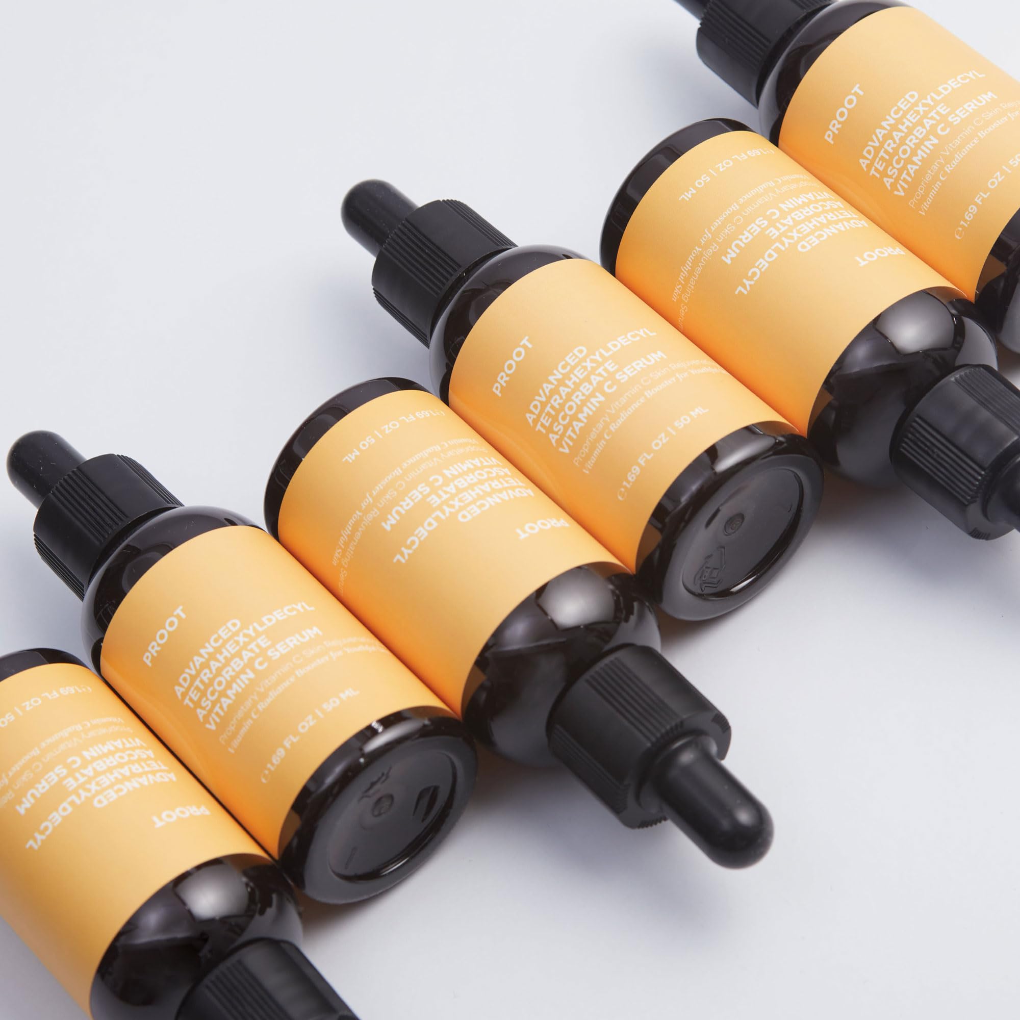 PROOT serum yields radiant dewy skin after application