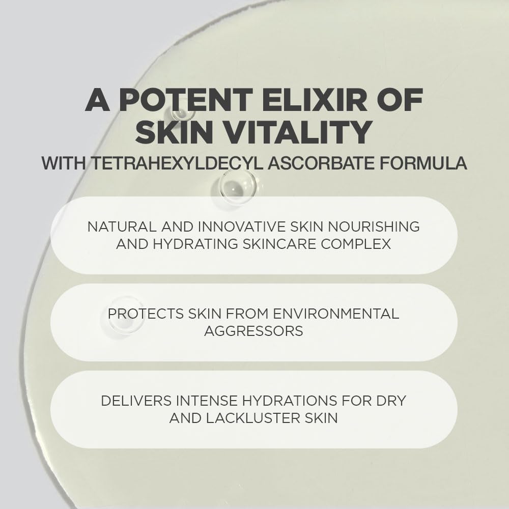 PROOT THD serum bottle application illustrating quick absorption for glow