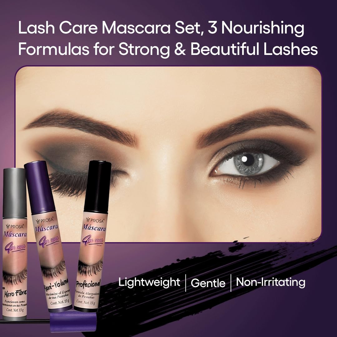 Prosa Mascara Conjunto empaque regalo elegante para pestañas definidas.