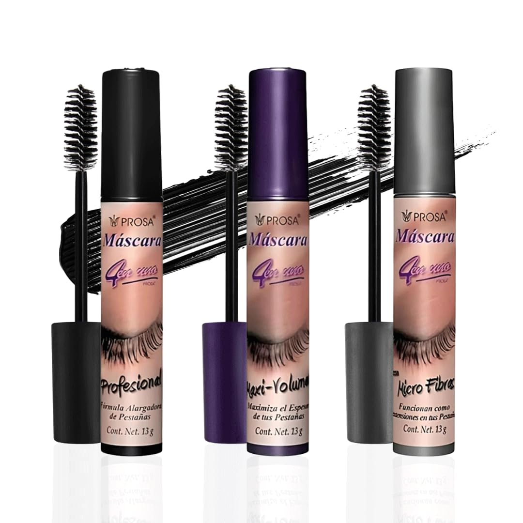Prosa Mascara Conjunto ofrece volumen y microfibra para levantamiento instantáneo.