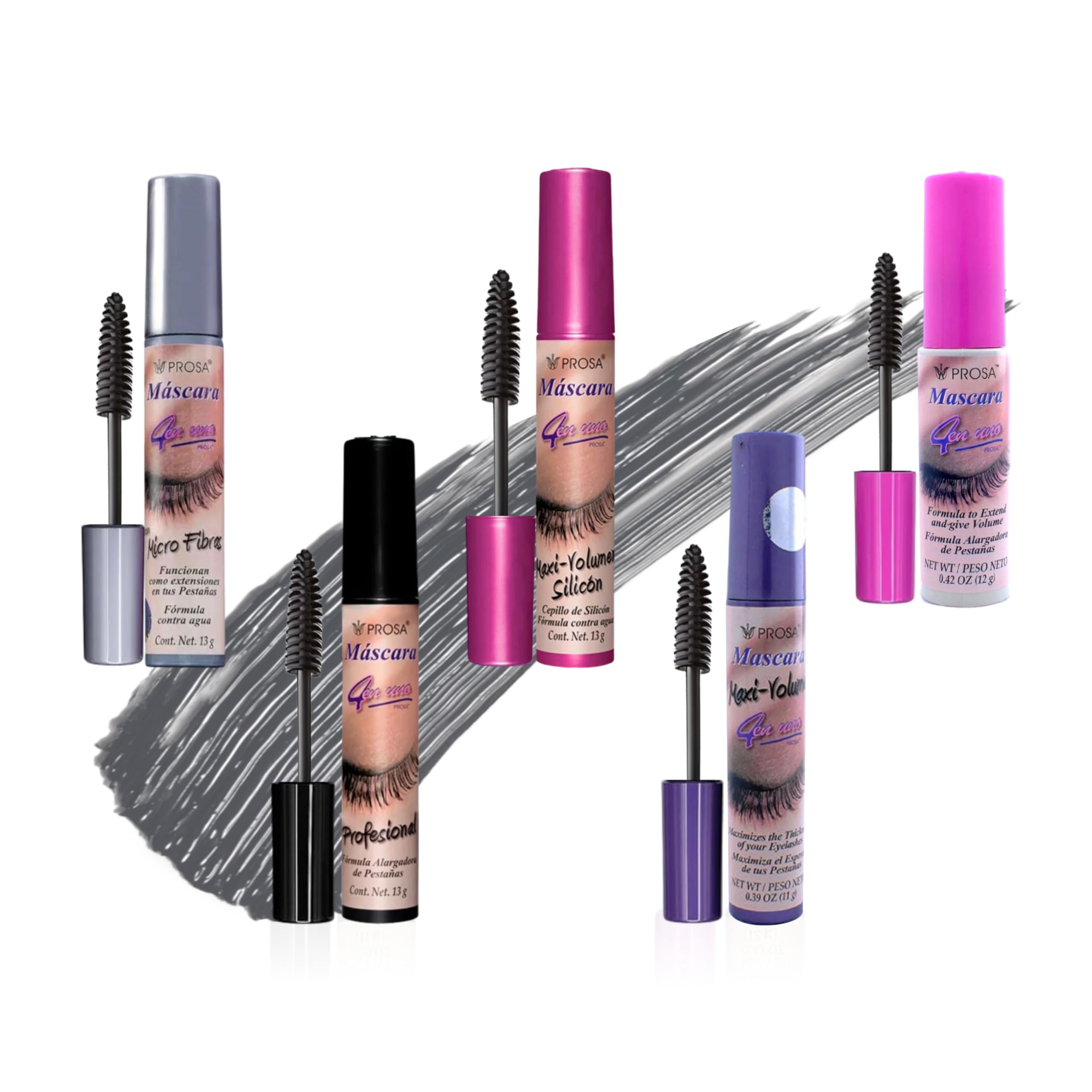 Prosa Mascara Professional Collection bottle with sleek design for all-day definition