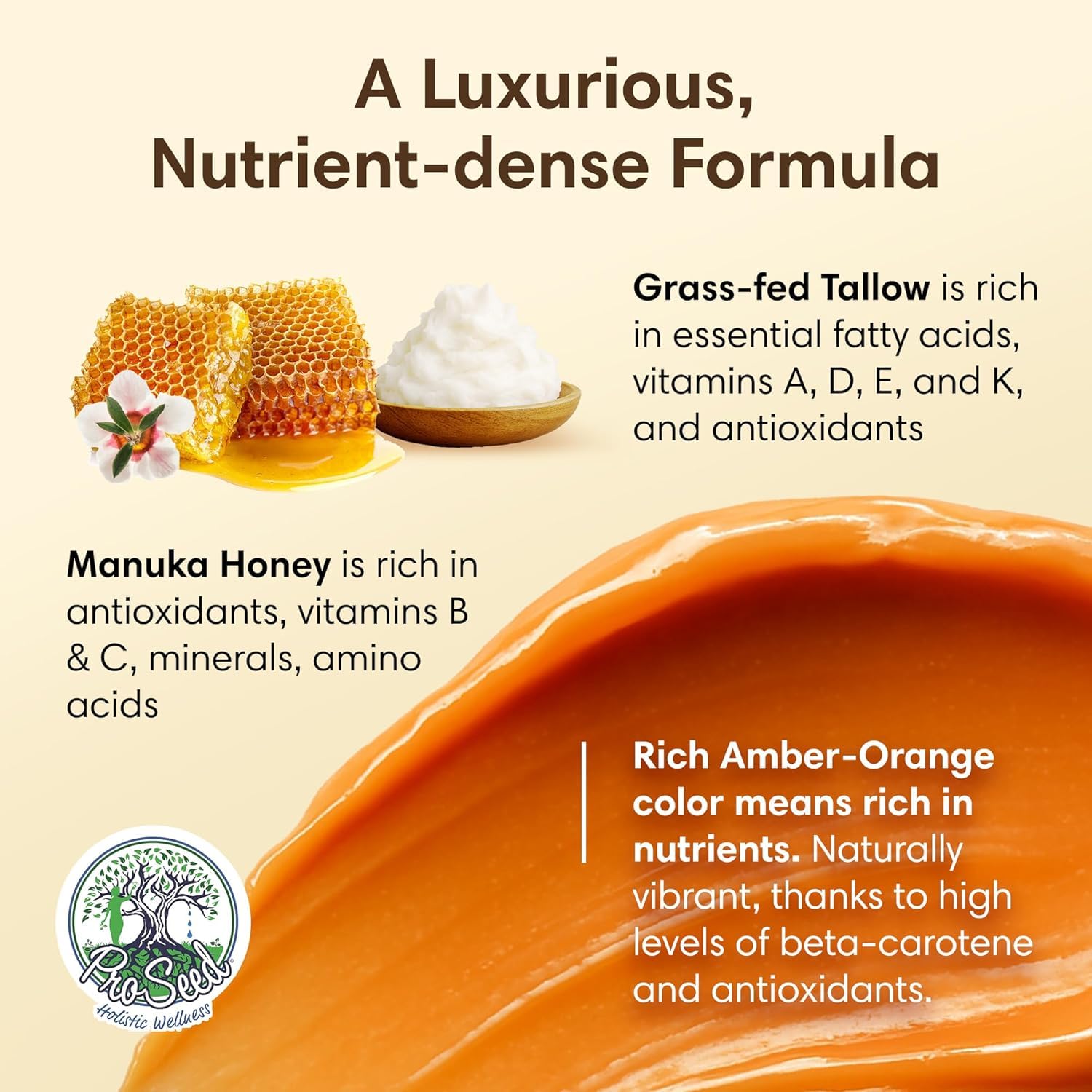ProSeed Holistic Wellness castor-oil-turmeric swirl highlights hydration and nourishing skin