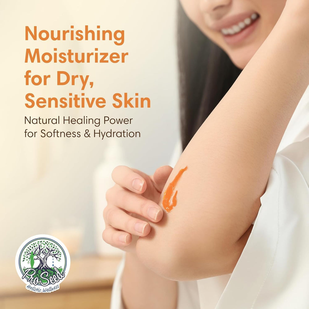ProSeed Holistic Wellness kid-friendly use demonstrated with gentle massaging motion