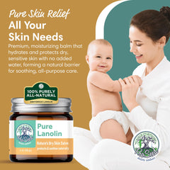 ProSeed Holistic Wellness lanolin balm lip hydration for soft lips.