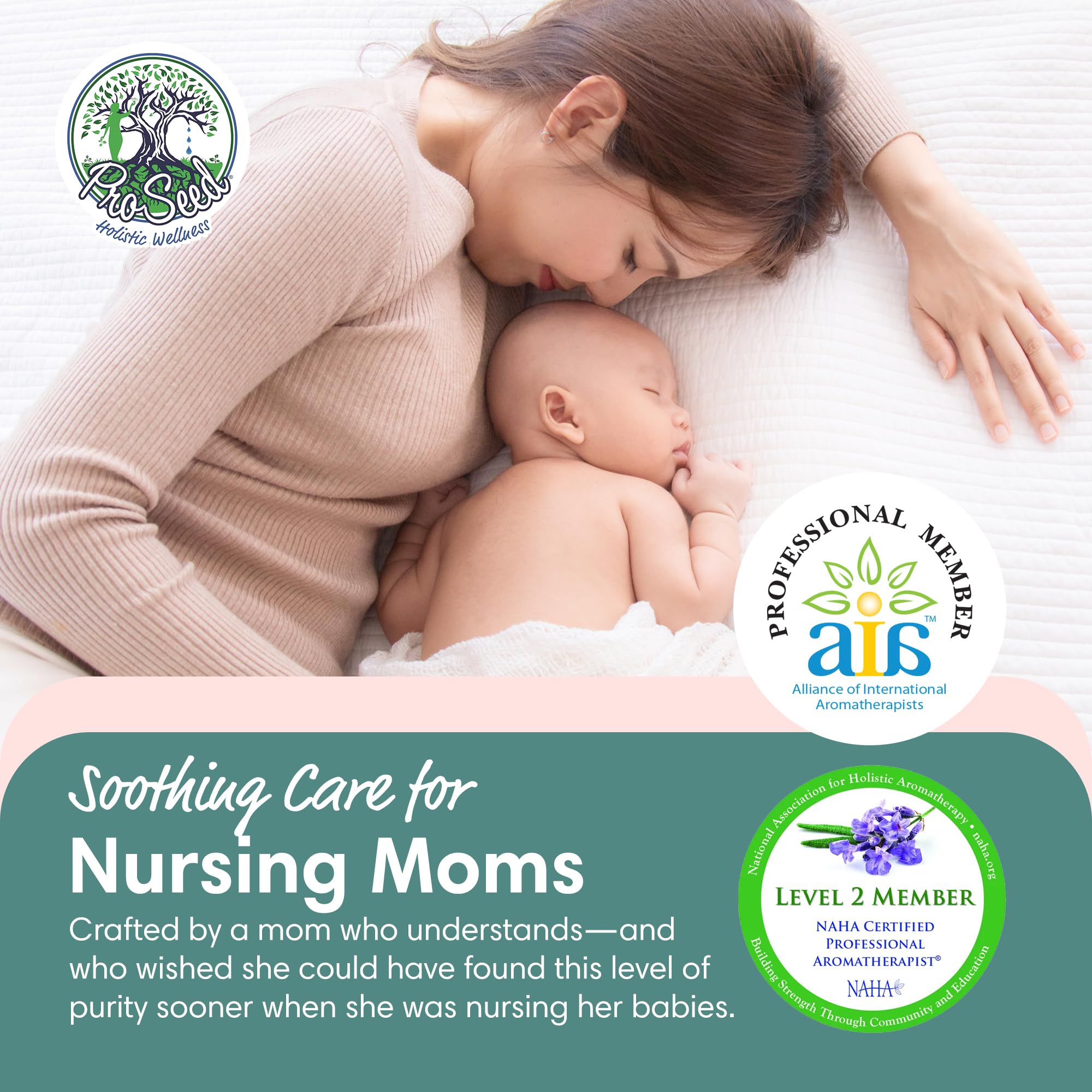ProSeed Holistic Wellness lanolin balm sustainable glass jar packaging.