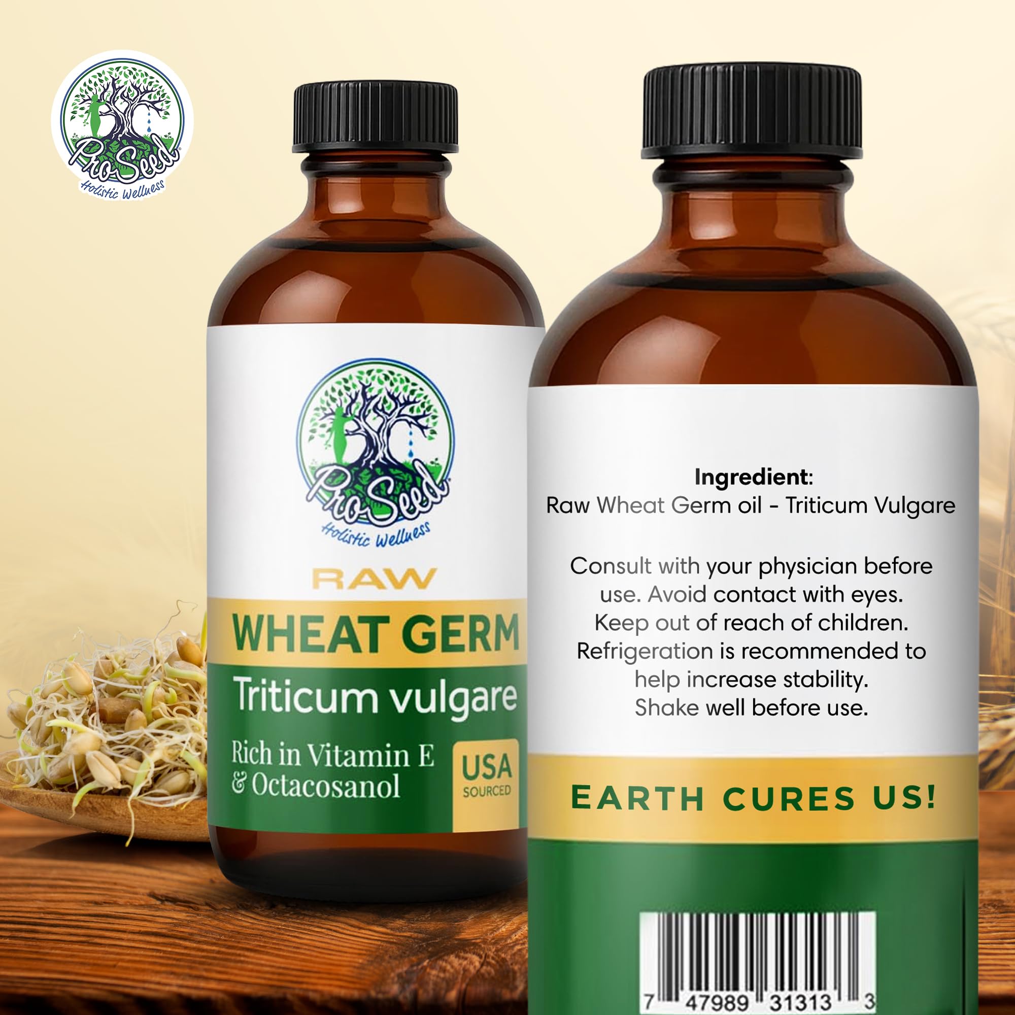 ProSeed Holistic Wellness wheat germ oil aromatherapy—pairs well with blends for calming rituals.