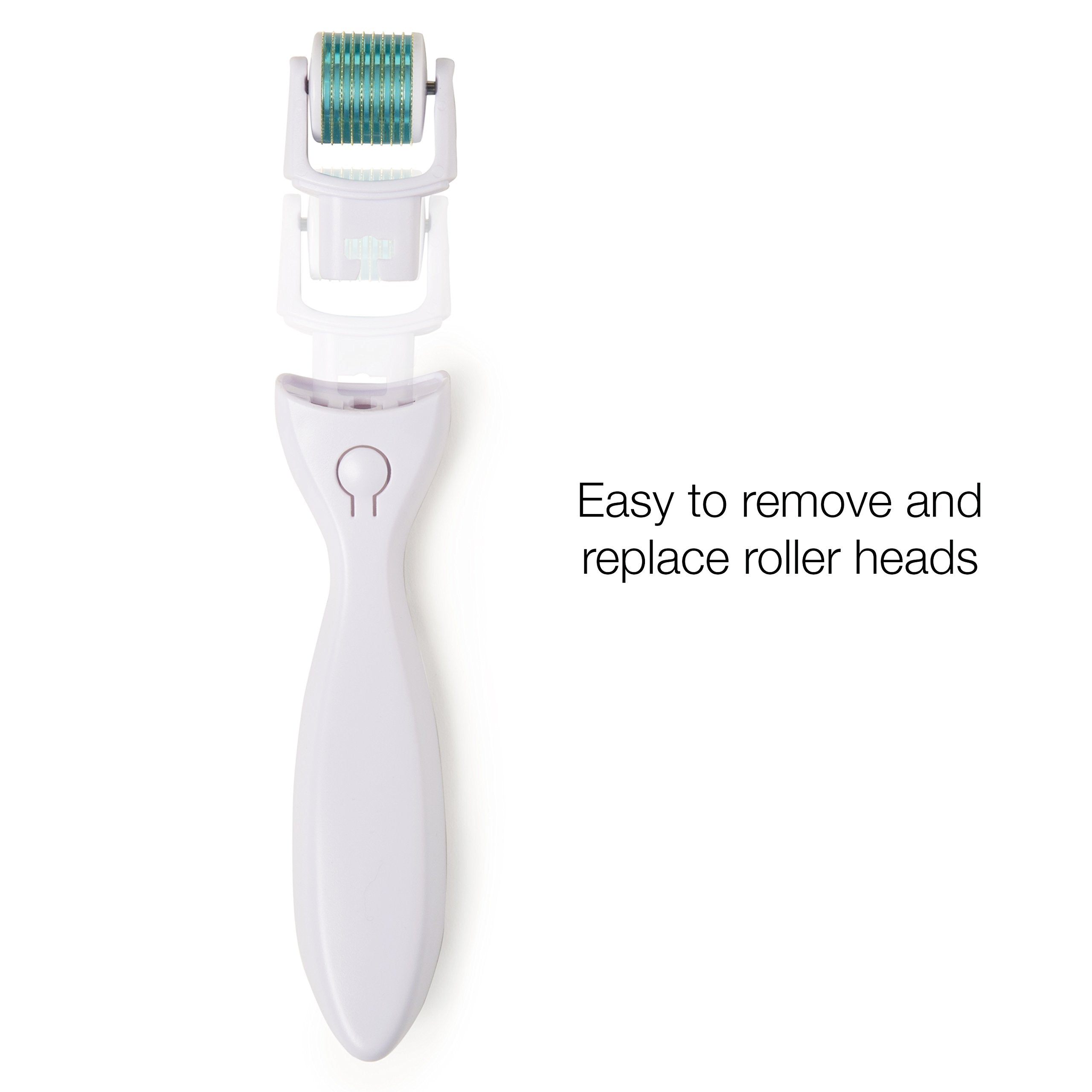 Prosper Beauty DermaRoll home-skincare setup on clean surface reflects convenient self-care