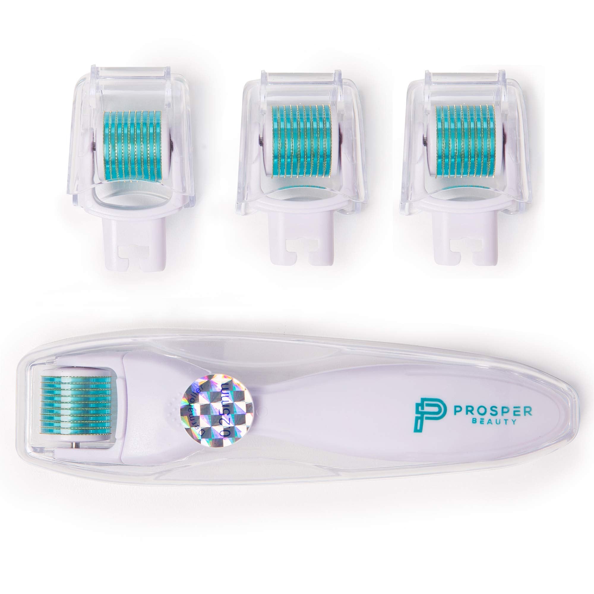 Prosper Beauty DermaRoll hygiene refill system displays safe, sanitary dermarolling practices
