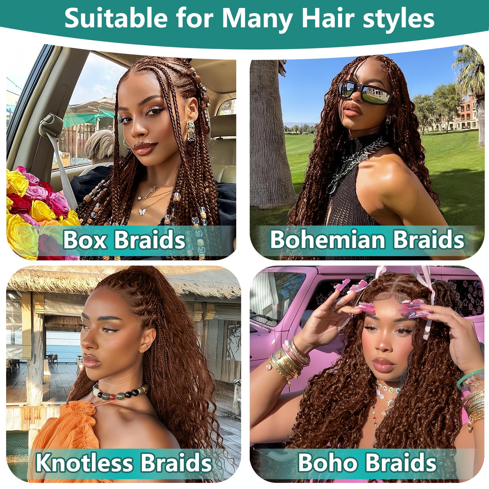 Protaw no-weft lightweight design reduces scalp tension during wear.