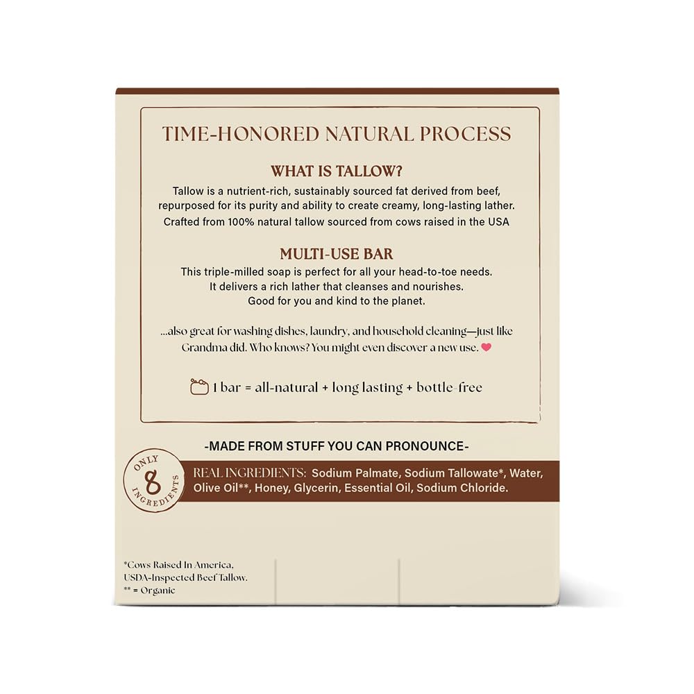 PROVENCE ESSENTIALS Rustic Lands raw honey olive oil bar highlighting nourishing moisture.
