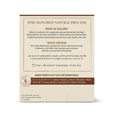 PROVENCE ESSENTIALS Rustic Lands raw honey olive oil bar highlighting nourishing moisture.