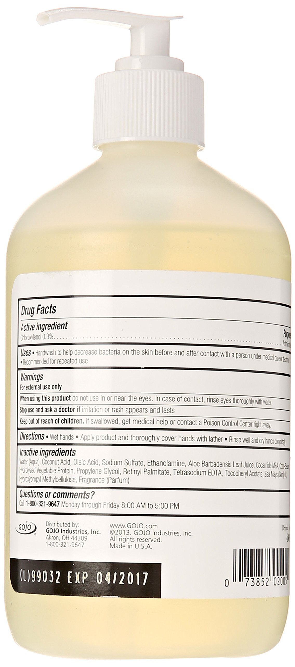 Provon antimicrobial lotion soap, close-up lather, highlighting conditioning formula for softer hands after use.