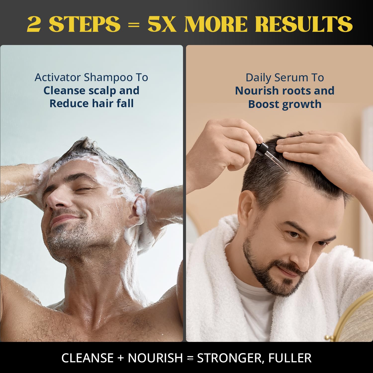 Daily-use application showing conditioner-like routine for consistency and convenience.