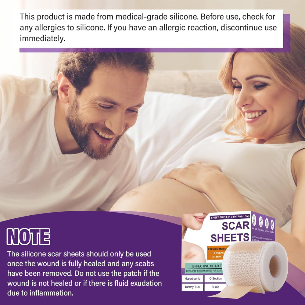 Psecici silicone scar sheets reusable and washable for long-term use