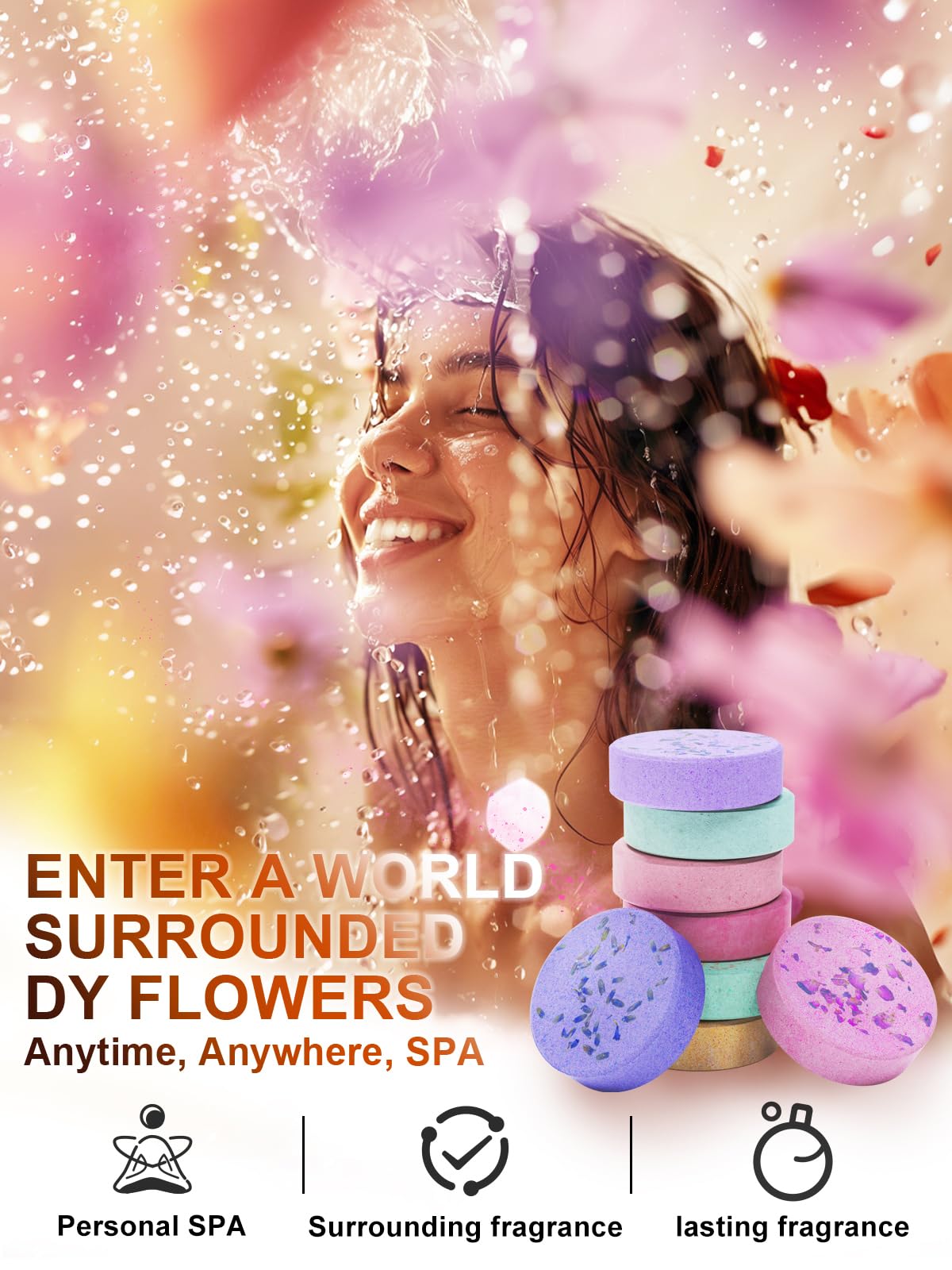 Psnli shower steamer citrus energizing fragrance for uplifting starts