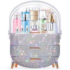 Ptesly bling rhinestone egg shape design adds stylish vanity appeal.