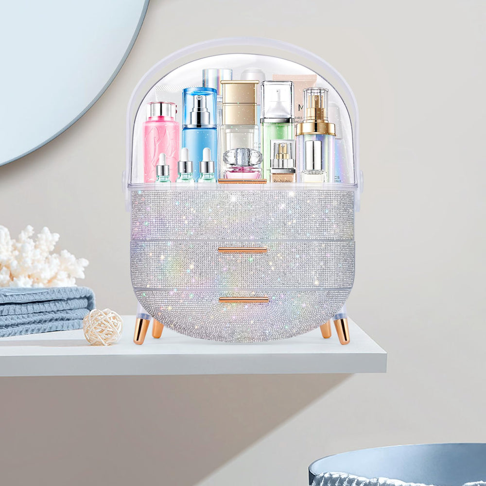 Ptesly jewelry storage keeps small pieces neatly organized.