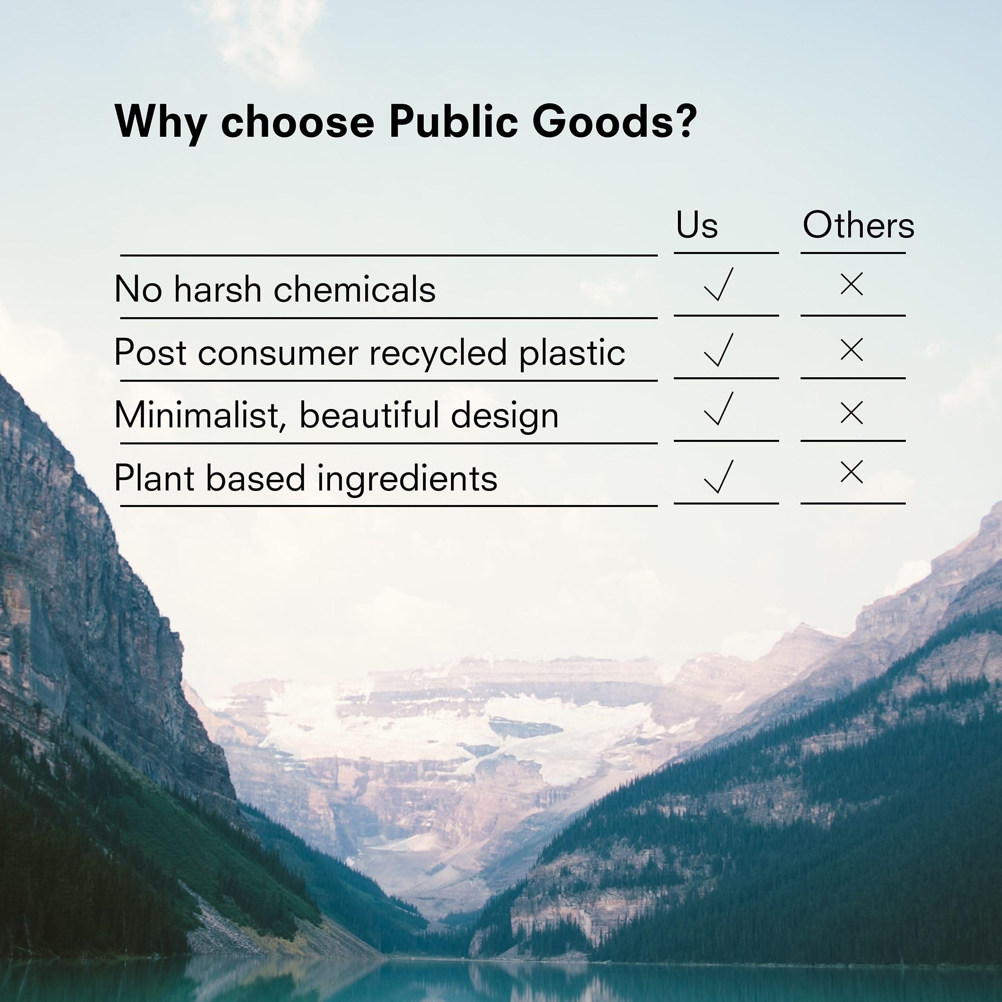Public Goods conditioner vegan-friendly formula suitable for all hair types.