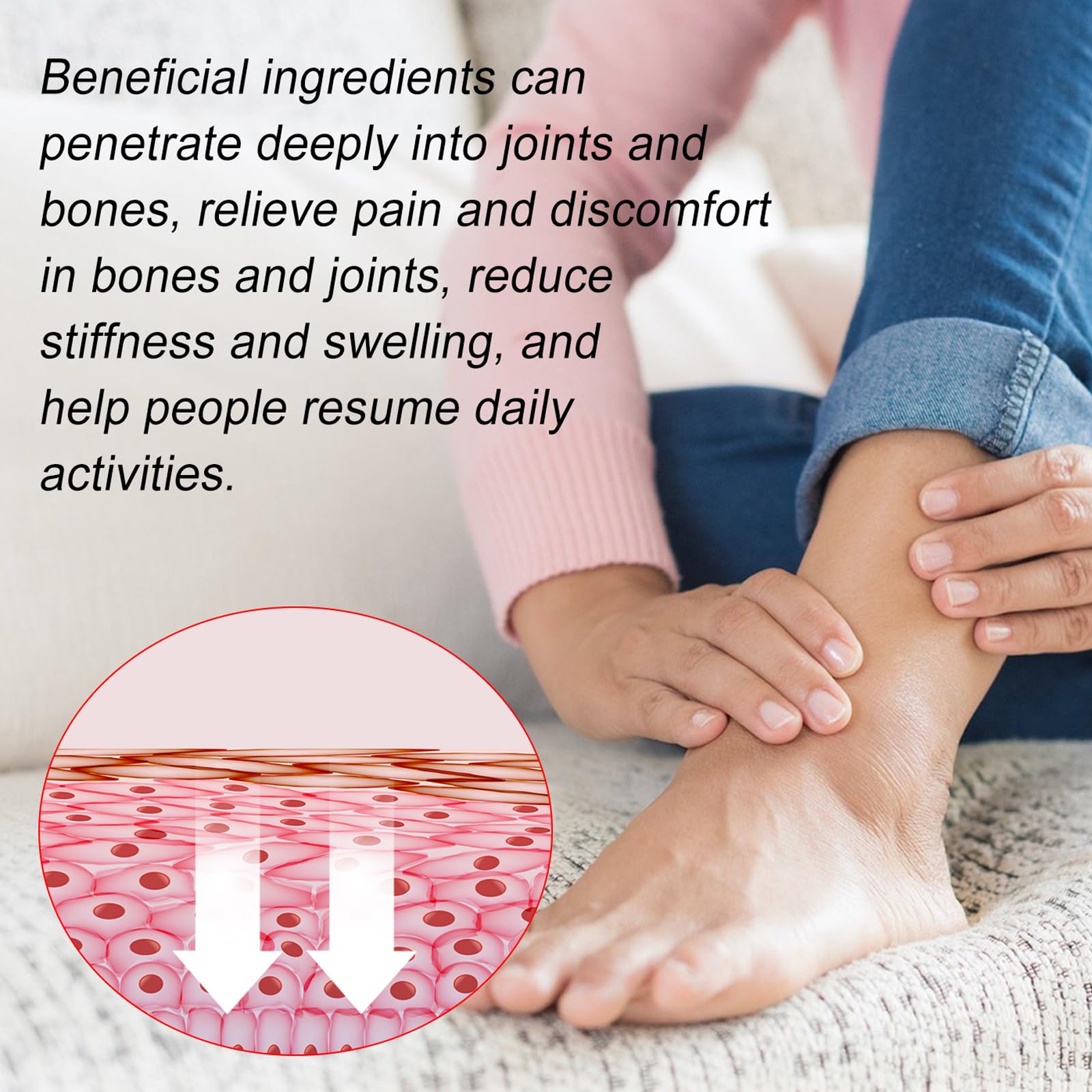 Pucges Nerve Relief Roll On ingredients aloe vera and arnica.