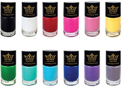 PUEEN Super Intense Nail Polish 802 Baby Blue ideal for crisp stamping designs.