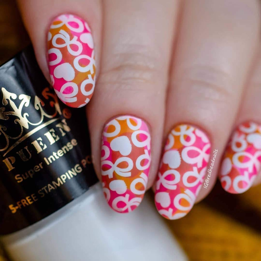 PUEEN Black Jack delivers bold, opaque coverage that stamps cleanly on black bases.