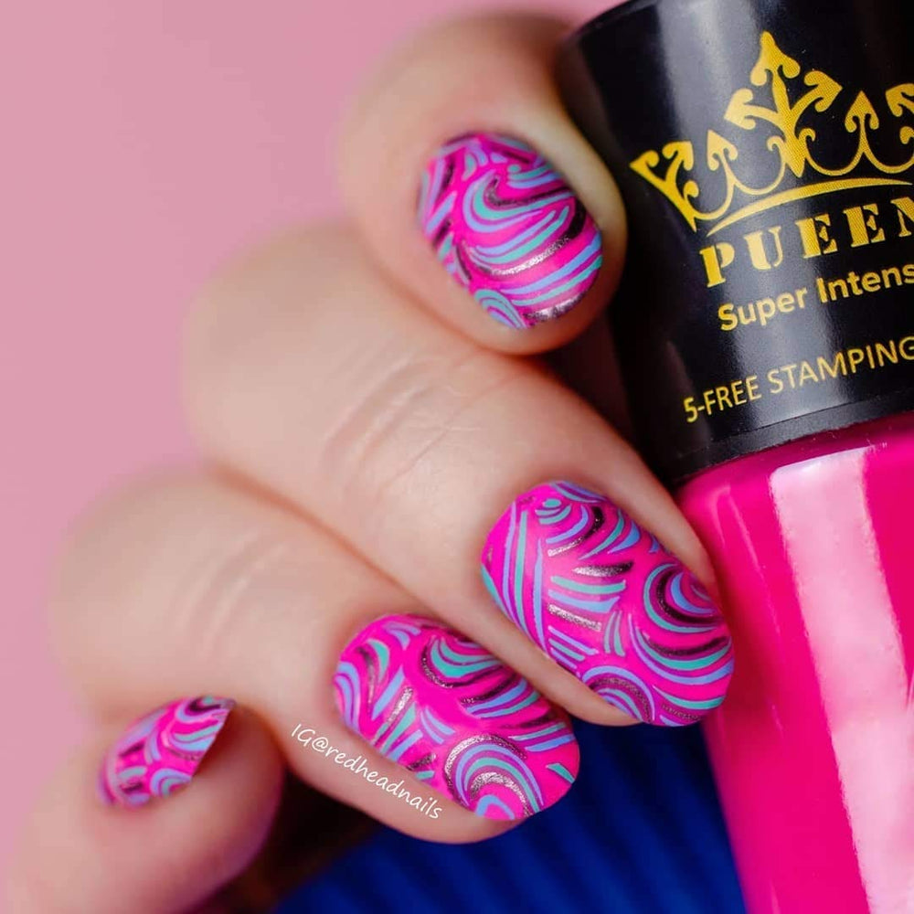 PUEEN Neon Pink adds vivid pops for high-energy designs and contrast.