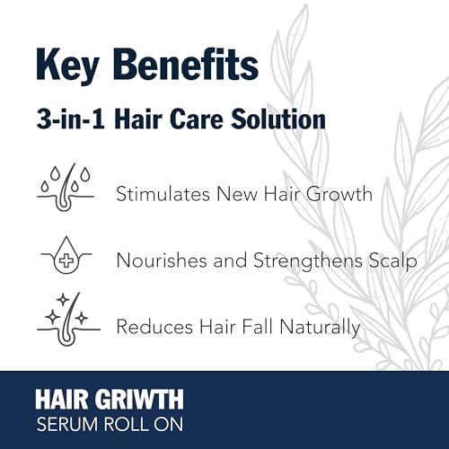 Puggaree Rosemary Serum Roll-On application on thinning areas for precise treatment