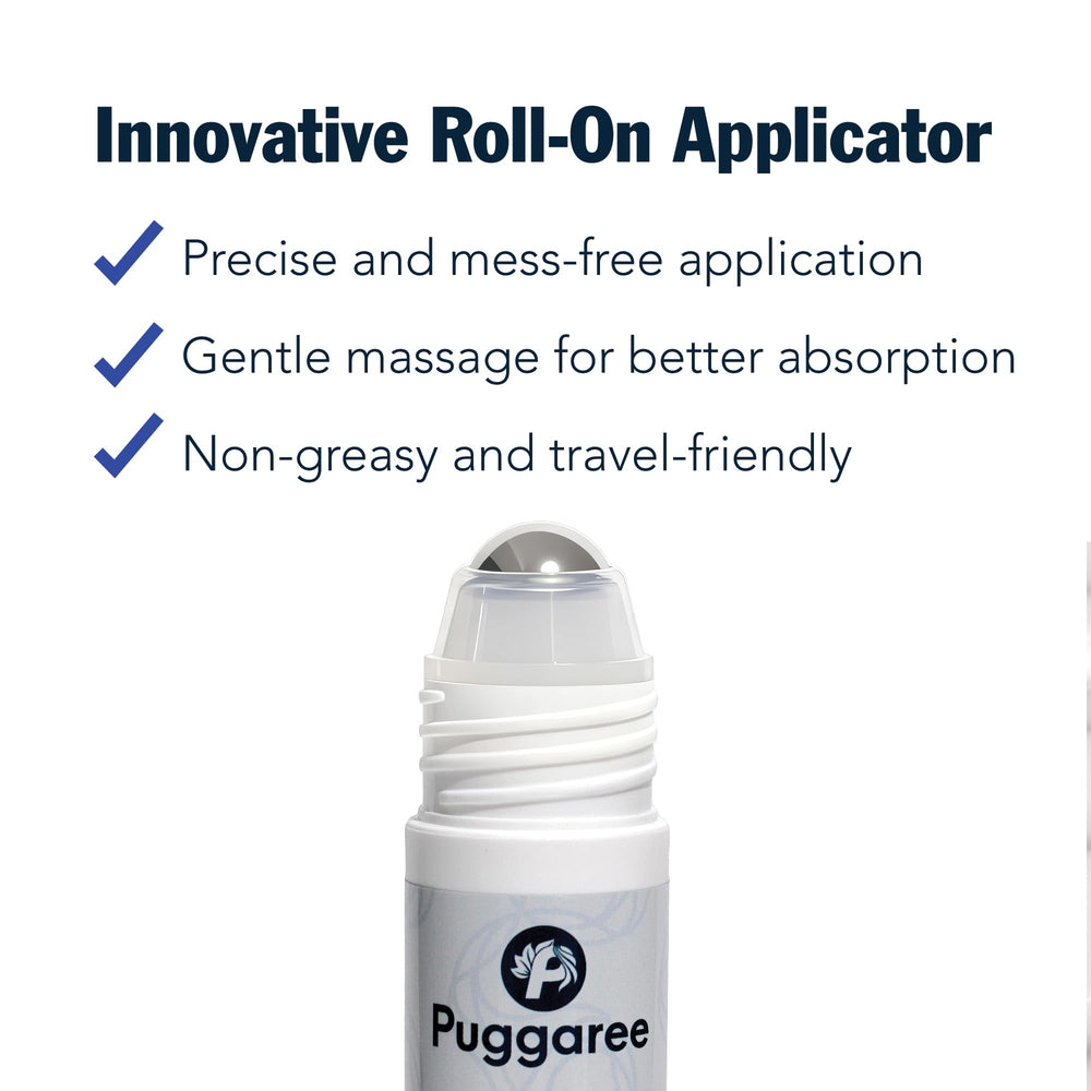 Puggaree Rosemary Serum Roll-On thicker-looking hair after use