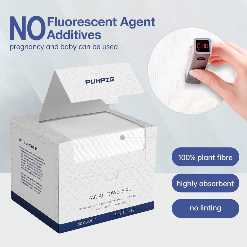 PUHPIG travel pack towels convenient for on-the-go cleansing