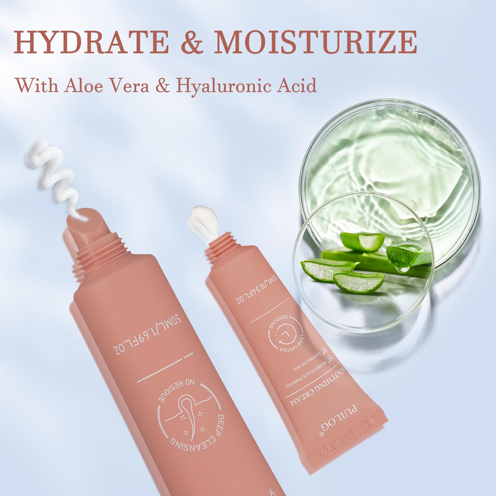 PUILOG at-home-face-removal-kit on vanity enables quick pre-makeup routine.